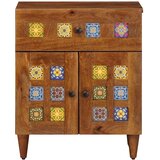  Noćni ormar Smeđa 50 x 33 x 60 cm Čvrsto drvo manga | shoptok.hr