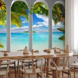  Foto tapeta - Sea behind Columns 98x70 Samoljepljiva | shoptok.hr