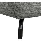 MID.YOU KOTNA SEDEŽNA GARNITURA, struktura, pliš siva | Shoptok.si