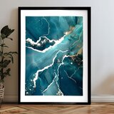  Zidni poster sa ekstra efektom - mermer mora Cene