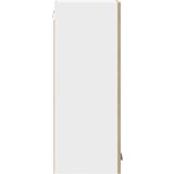 vidaXL Viseča omarica Riga 2 pcs Sonoma hrast in bela 30 x 31 x 80 cm | Shoptok.si