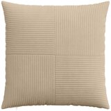  Presvlaka za jastuk 2 pcs ALMELO Sivosmeđa 80 x 80 cm Kord - Sivosmeđa 80 x 80 cm 2 | shoptok.hr