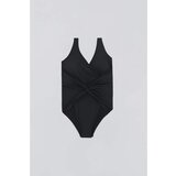 Dagi plus size swimsuit - black - plain Cene