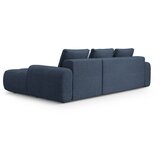 Cosmopolitan Design Tamno plava sklopiva/s prostorom za odlaganje kutna garnitura (s desnim kutom/s ležaljkom) Linz – | shoptok.hr