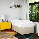 vidaXL Okvir za krevet krem 90x200 cm od tkanine | shoptok.hr