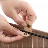 Songmics Koš za perilo 72 L, rjav bambus | Shoptok.si