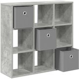  Kreveta s ladicama Betonski sivi 73,5 x 24 x 69,5 cm | shoptok.hr