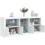 vidaXL Komoda s LED svjetlima bijela 162 x 37 x 67 cm | shoptok.hr