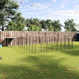  Kavez za pse crni 25,41 m² čelični | shoptok.hr