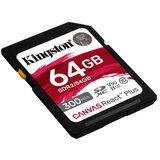 Kingston 64GB Canvas React Plus SDHC UHS-II U3 V90 for Full HD/4K/8K | Shoptok.si