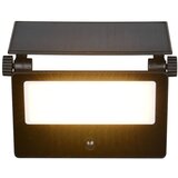  LED zidna vanjska svjetiljka sa senzorom pokreta sa solarnim panel (visina 17,5 cm) Moura – | shoptok.hr