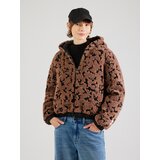 Ea7 Emporio Armani Zimska jakna rjava / črna | Shoptok.si