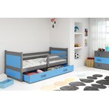 Rico Drveni dječji krevet - sivi - plavi - 200*90cm | shoptok.hr