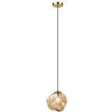  Visilica na sajli CRISTAL 1xE14/15W/230V mesing/zadimljeno bež | Eponuda.com