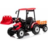 Traktor 24V7A sa Kabinom, Prikolicom i Utovarivačem - Crveni (2x200W) Cene