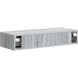 Stolna montirana na zid Siva sonoma 87,5 x 34,5 x 17 cm | shoptok.hr