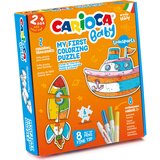 Carioca Baby Coloring Puzzle - Transport u