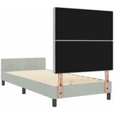  Krevet s opruga kutije Svjetlosiva 90 x 190 cm Baršun | shoptok.hr