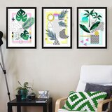 Wallity Set uramljenih slika SET_070, 3 Dela | ePonuda.com