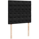 vidaXL Otomanski okvir kreveta s madracima crni 180x200cm baršunasti | shoptok.hr