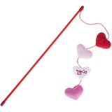  Mačja igrača palica s srčki - 1 kos | shoptok.hr