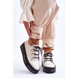 Kesi sneakers in patent leather Beige Chantal | shoptok.hr