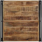 Stolić za kavu 80x80x35 cm od masivnog grubog drva manga | Eponuda.com