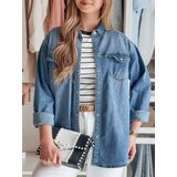 DStreet Koszula damska jeansowa oversize DENIMOVA niebieska | shoptok.hr