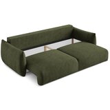 Makamii Zelena sklopiva sofa od šenila 230 cm Leila – | shoptok.hr