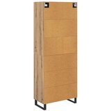  Visok predalnik Umetni hrast 69,5 x 34 x 180 cm Konstruiran les, (5000107560) | Shoptok.si