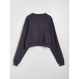 Sinsay Soft touch crewneck majica od trenirke s dodatkom viskoze Slike