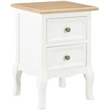 Maison Chic Dvo delni komplet Nočne omarice - Nočne mize bela 35x30x49 cm mediapan, (21688833) | Shoptok.si