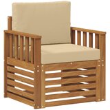  Set vanjskih sofa Čvrsto drvo akacije i poliester | shoptok.hr