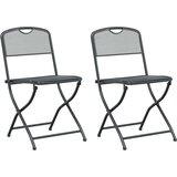  Vrtne stolice 2 pcs Antracit 52 5 x 46 x 82 cm Željezo | shoptok.hr