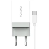 Hitri polnilec 1x USB K210 + kabel USB Type C, (20628140)