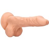 REALROCK Dong 10 - realističan, dildo za testise (25 cm) - prirodan | shoptok.hr