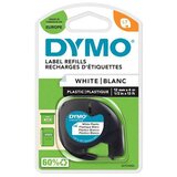 Dymo Trak LTAG 91201, 12 mm / 4 m (črn/bel), original Cene