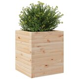 vidaXL Vrtno cvetlično korito 40x40x46 cm trdna borovina | Shoptok.si
