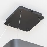  Brilagi - LED luster na sajli sa prigušivačem FALCON II LED/125W/230V 60x60 cm crna +daljinski upravljač | Eponuda.com