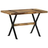  Blagovaonski stol 120 x 60 x 76 cm od grubog drva manga | Eponuda.ba