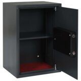 vidaXL elektronički digitalni sef s bravom na otisak prsta 31x35x50 cm čelik | shoptok.hr