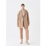 LC Waikiki Jacket Collar Straight Oversize Women Cachet Coat