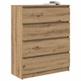  Komoda boja hrasta artisan 80x35x99 cm konstruirano drvo | shoptok.hr