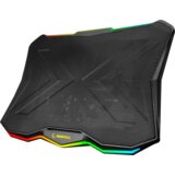 Segment Bilgisayar Postolje za notebook gaming Rampage AD-RC8 SHOWY Black 180mm Fan 15-17” RGB Light Notebook Cooling Stand, 33450 Cijene