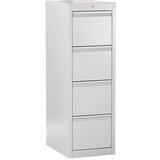 mauser Omara z obešalnimi deli za mape, oprijemalne letve, 4 predali, mehak uvlek, 1 vrsta, svetlo siva | Shoptok.si