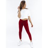 DStreet Spodnie damskie dresowe FITS czerwone | shoptok.hr