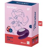 Satisfyer vibrator za parove Double Joy, ljubičasti | shoptok.hr