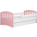 HAPPYKIDS Otroška postelja Kasper 1 180x80 z ležiščem Svetlo roza | Shoptok.si