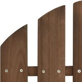 vidaXL Vrtna stolica Adirondack sa stolićem od masivne jelovine smeđa | shoptok.hr