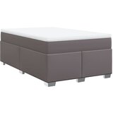  The Living Store Box spring postelja z vzmetnico siva 120x200 cm umetno usnje - Box Spring Postelja, (21497045) | Shoptok.si